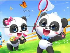 Peli Jigsaw Puzzle: Baby Panda Spring Outing