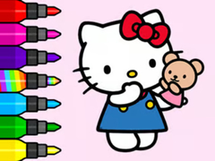 Peli Coloring Book: Hello Kitty Teddy Bear
