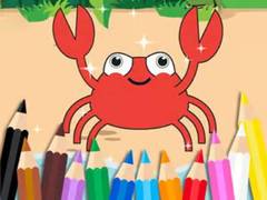 Peli Coloring Book: Happy Crab