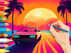 Peli Coloring Book: Sunset Driving