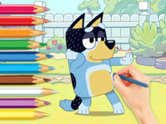 Peli Coloring Book: Bluey And Bingo