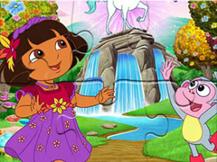 Peli Jigsaw Puzzle: Dora Wonderland
