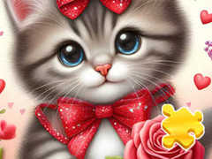 Peli Jigsaw Puzzle: Rose Cat