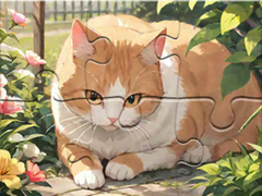 Peli Jigsaw Puzzle: Cat Garden