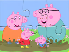 Peli Jigsaw Puzzle: Peppa Pig Muddy Puddles