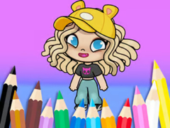Peli Coloring Book: Avatar Life Girl