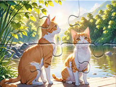 Peli Jigsaw Puzzle: Cats In Pairs