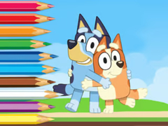 Peli Coloring Book: Bluey And Bingo Holiday