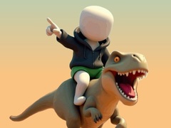 Peli Stickman. Dinosaur Arena