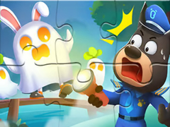 Peli Jigsaw Puzzle: Baby Panda Haunted Town