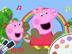 Peli Coloring Book: Peppa Pig Muddy Funny