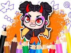 Peli Coloring Book: Avatar World Cute Devil