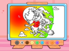 Peli Coloring Book: Halloween Little Witch