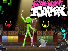 Peli FNF Rush E : Animation vs. Minecraft