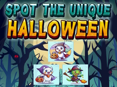 Peli Spot the Unique Halloween