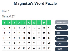 Peli Magnetto's Word Puzzle