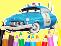 Peli Coloring Book: Cars Sheriff