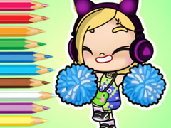 Peli Coloring Book: Avatar World Cheerleader