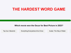 Peli The Hardest Word Game