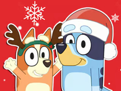 Peli Jigsaw Puzzle: Bluey Christmas Gift