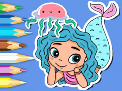 Peli Coloring Book: Jellyfish Mermaid