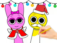 Peli Coloring Book: Sprunki Christmas
