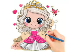 Peli Coloring Book: Chibi Doll Princess