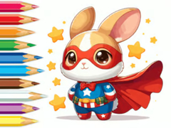 Peli Coloring Book: Super Rabbit