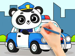 Peli Coloring Book: Police Panda