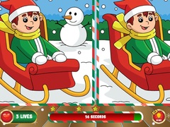 Peli Christmas Find The Differences