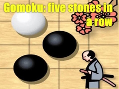 Peli Gomoku: five stones in a row