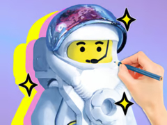 Peli Coloring Book: LEGO Astronaut
