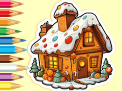 Peli Coloring Book: Christmas Candy House