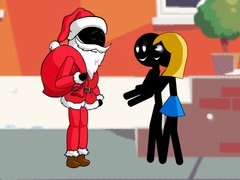 Peli Stickman Santa