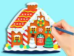 Peli Coloring Book: Gingerbread Hut