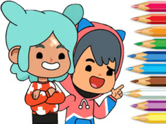 Peli Coloring Book: Toca Boca Friends