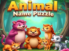 Peli Animal Name Puzzle