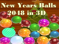 Peli New Years Balls 2048 in 3D