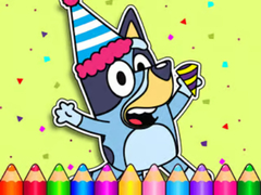 Peli Coloring Book: Bluey's Birthday