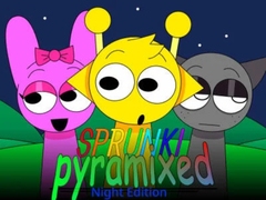 Peli Sprunki Pyramixed: Night Edition