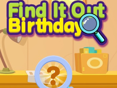 Peli Find It Out Birthday