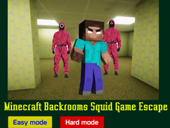 Peli Minecraft Backrooms Squid Game Escape