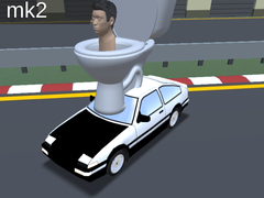 Peli Skibidi Toilet Racing Multiplayer