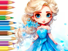 Peli Coloring Book: Frozen Princess