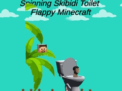 Peli Spinning Skibidi Toilet Flappy Minecraft
