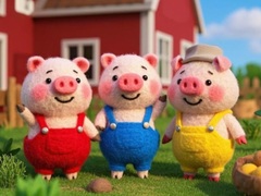 Peli Find The Differences: The 3 Little Pigs