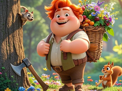 Peli Find The Differences: The Honest Woodcutter