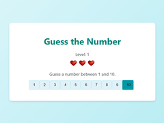 Peli Guess The Number