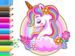 Peli Coloring Book: Unicorn Garden
