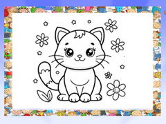 Peli Beautiful Cats Coloring Book